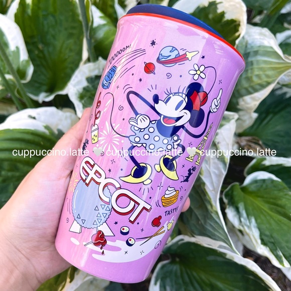 Starbucks Accessories Newstarbucks X Walt Disney Epcot Pink Porcelain Travel Mug Minnie